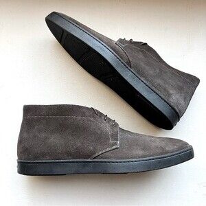 Santoni Brown Suede Lace Up Comfort Chukka Boot Shoes Men’s Size 8